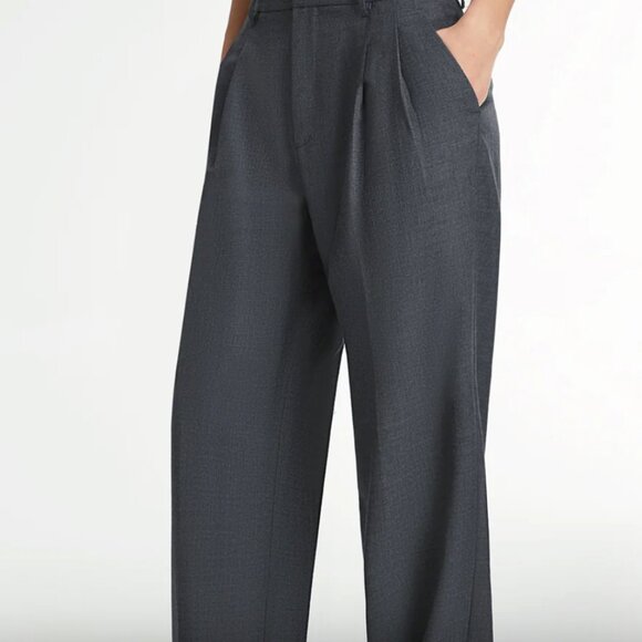 Commense Straight Leg Dress Pants- Grey - Picture 1 of 3